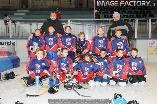 2010-11-28 Como 2772 Hockey Milano Rossoblu U10 - Squadra